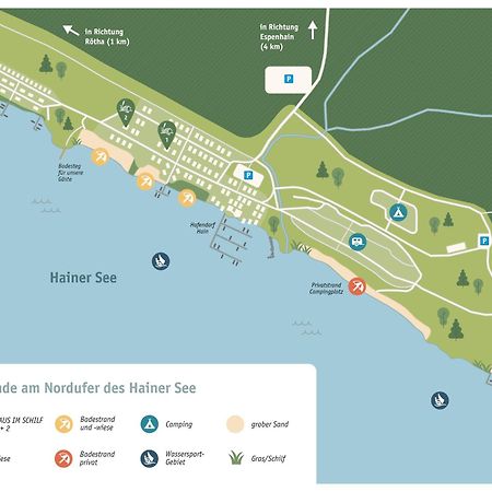 Haus Im Schilf 2 - Ferienwohnungen Am Hainer See Bei Leipzig Neukieritzsch ภายนอก รูปภาพ